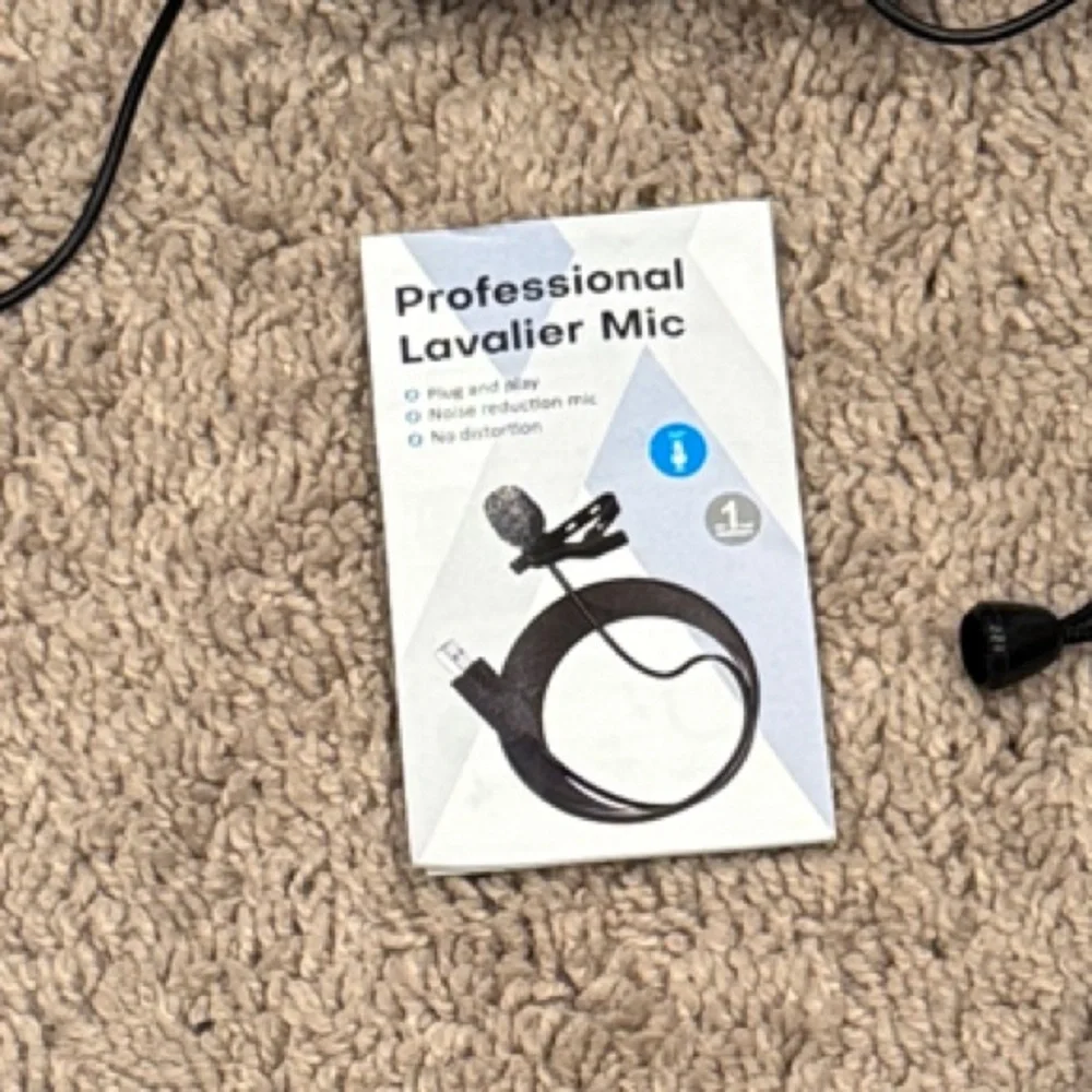 Lavalier Omnidirectional Condenser Microphone